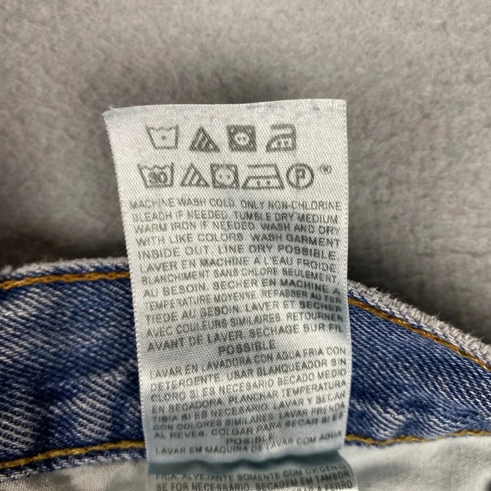 Levi's 505 Straight Fit Medium Wash Denim Jeans Mens 36 Blue‎